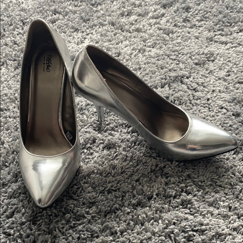Silver heels